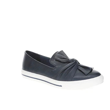 Le Sansa Issy/Izzy ~ Tan ~ Navy ~ Silver Grey ~ Leather Slip on