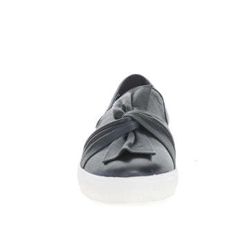 Le Sansa Issy/Izzy ~ Tan ~ Navy ~ Silver Grey ~ Leather Slip on