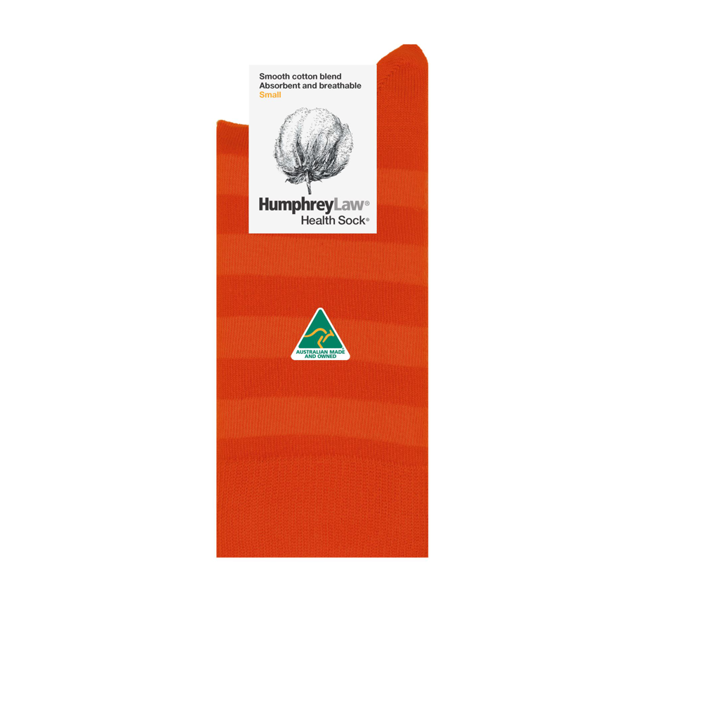 Humphrey Law Health Socks Orange 52C
