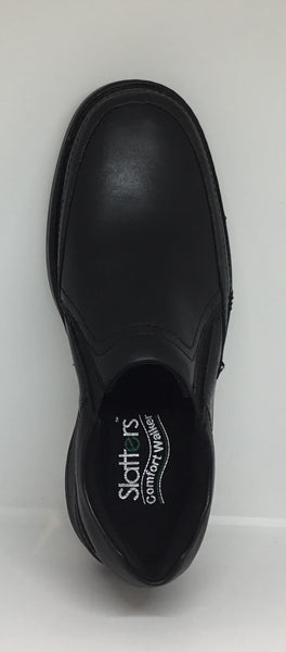 Slatters Accord Comfort Walker Black Leather