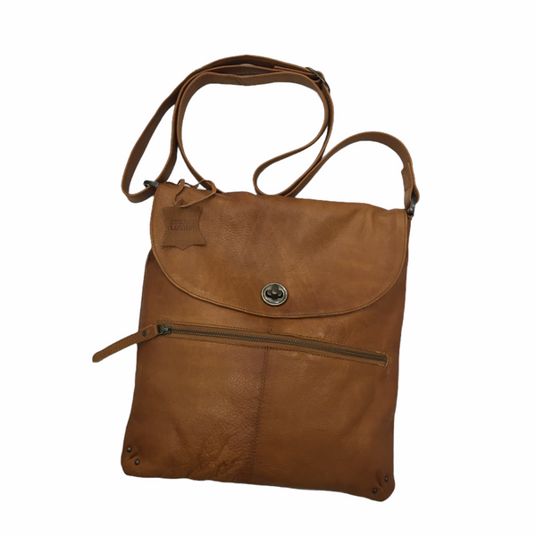 Rugged Hide Bianca ~Brown ~ Black ~ Tan ~ Dusty Sand ~ Bag leather
