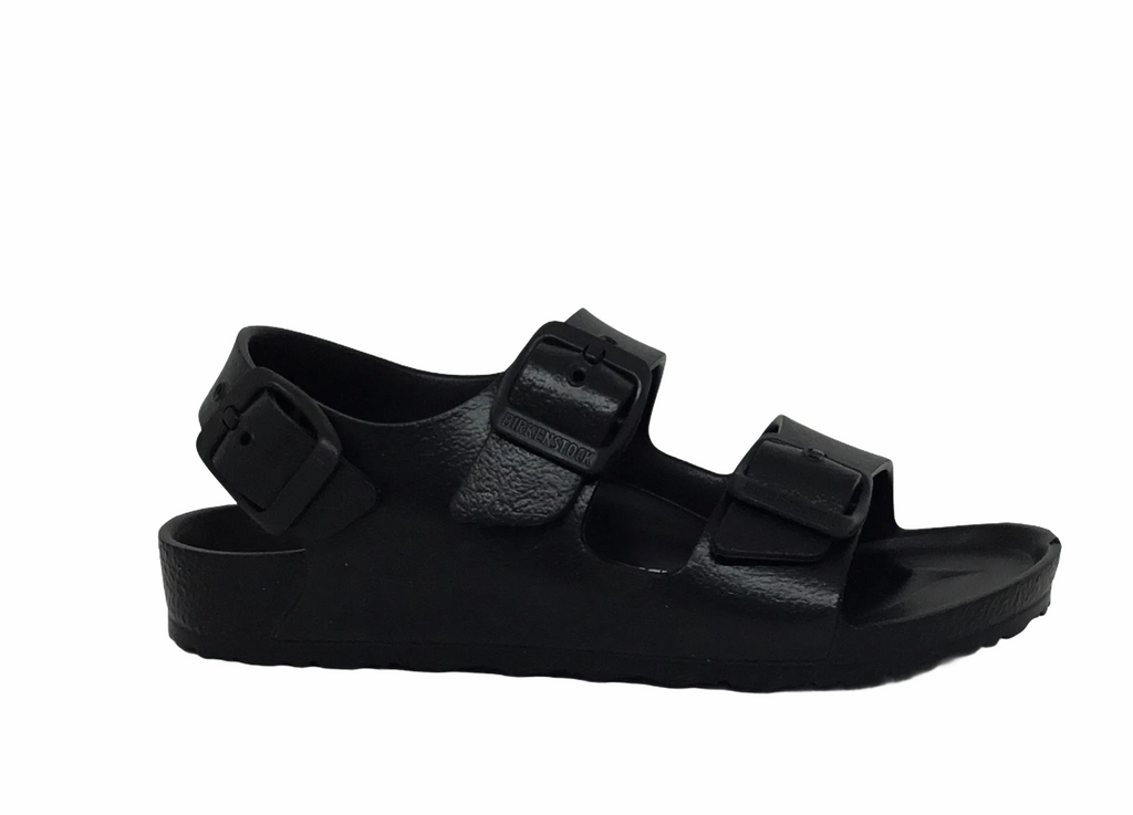 Birkenstock Junior Kids Milano ~ Black ~ Khaki ~ Narrow Fit EVA