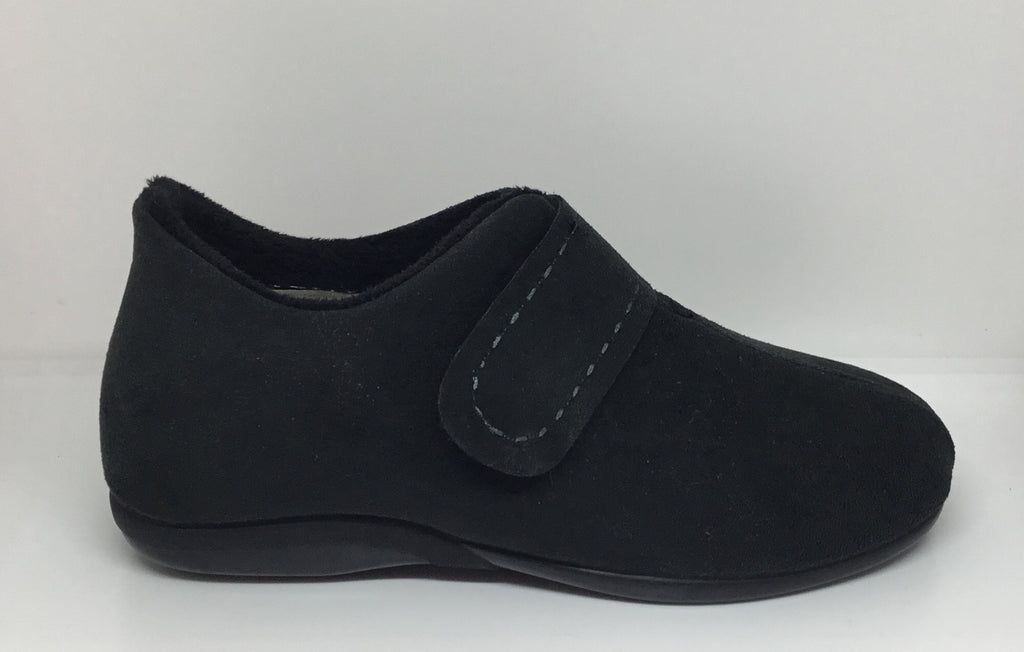 Ziera Snuggles Black Slipper