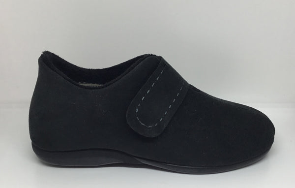 Ziera Snuggles Black Slipper