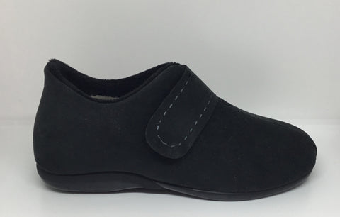 Ziera Snuggles Black Slipper