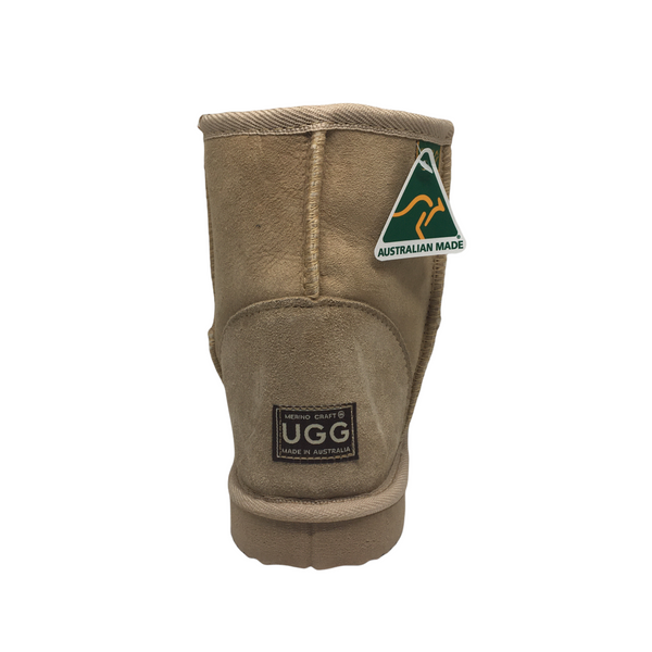 Australian Made Mini American Wool Boot ~ Black ~ Beige ~ Chestnut Boot