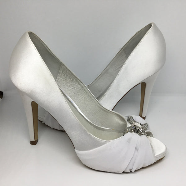 Lily Rose Auriel White Heel