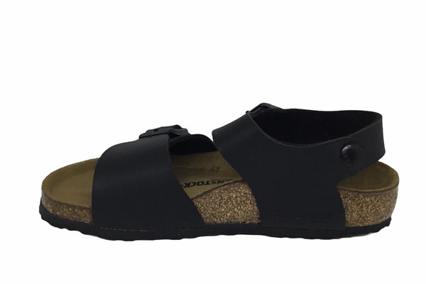 Birkenstock Junior Kids New York ~ Black ~ Mocca ~ Narrow Fit