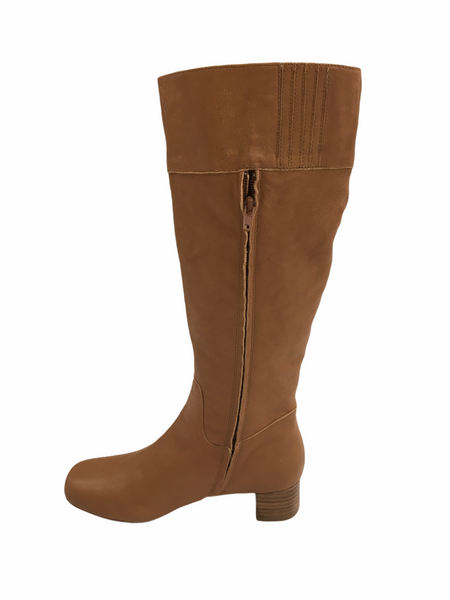 Florsheim Cuir Long Tan Leather Boot