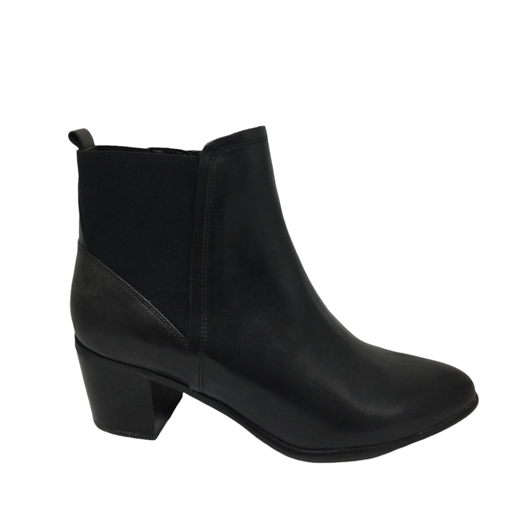 Hush Puppy Carlie Black Midshine Leather Faulty