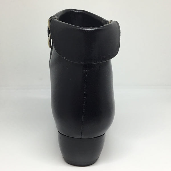 Isabella Marley Twin Zip Black Leather boot