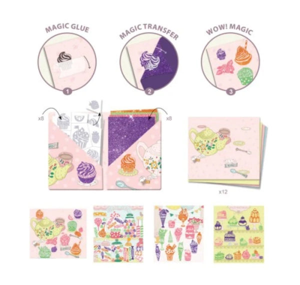 Artistic Patch Glitter Activity