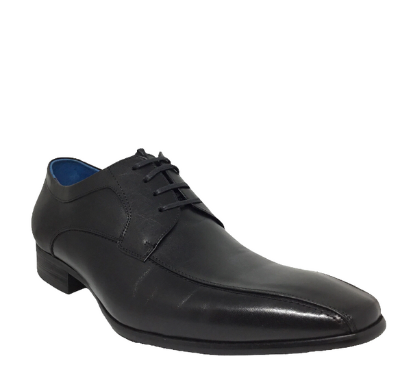 Wild Rhino Albany Black Leather Shoe