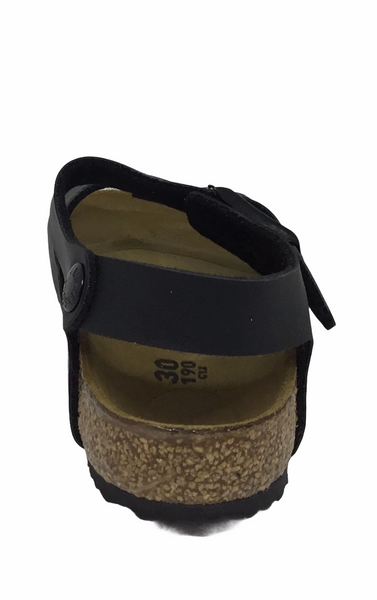 Birkenstock Junior Kids New York ~ Black ~ Mocca ~ Narrow Fit