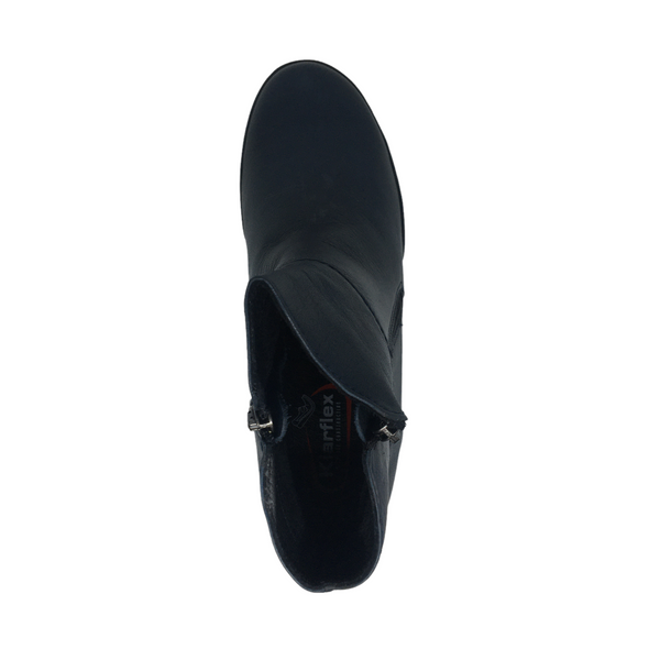 Kiarflex Klark Wedge ~ Black ~ Tan ~ Navy ~ Leather Boot