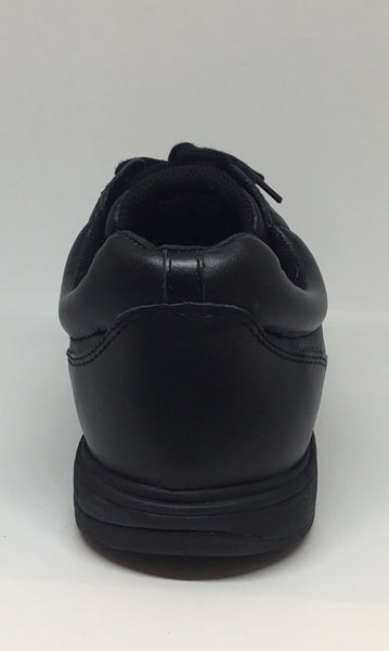 Surefit Dion Black Leather School Shoe