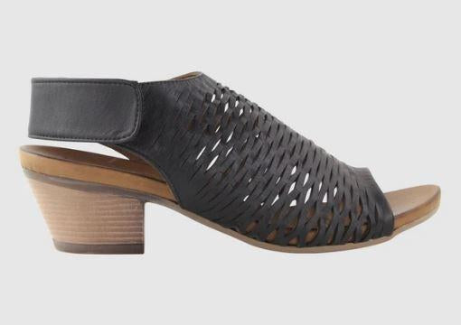 Bueno Ruby Leather Heel 5 Colours ~ White ~ Navy ~ Tan ~ Black ~ Cameo ~ Darkstone