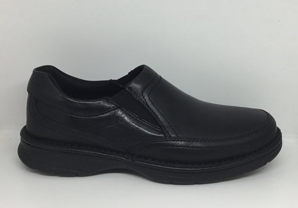 Slatters Accord Comfort Walker Black Leather
