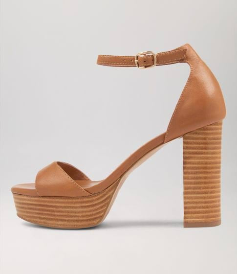 Mollini Azurra ~ 2 Colours ~ Tan ~ Black Leather