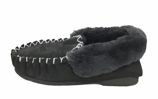 Moccasins Thick Sole ~ Black ~ Pink ~ Grey ~ Beige ~  Australian Made