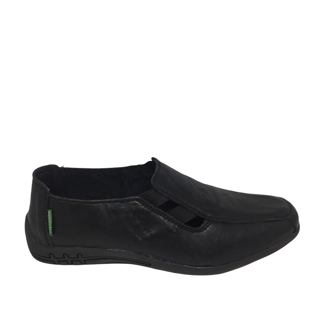 Stegmann Hendo Black Leather Slip on