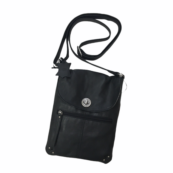 Rugged Hide Tayla Black leather bag handbag