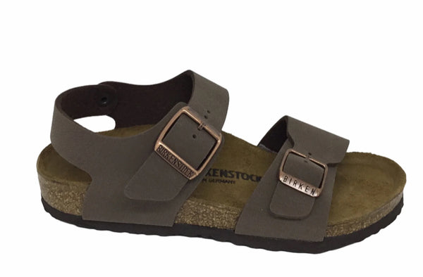 Birkenstock Junior Kids New York ~ Black ~ Mocca ~ Narrow Fit