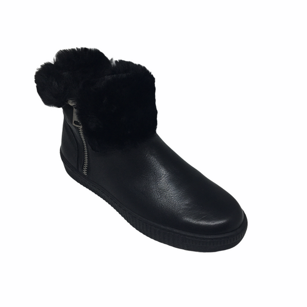 Django & Juliette Troy Leather ~ Tan ~ Black