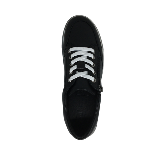 Sala Ronnie ~ Black ~ Tan ~ Taupe ~ White ~ Navy ~ Leather Zip Shoe