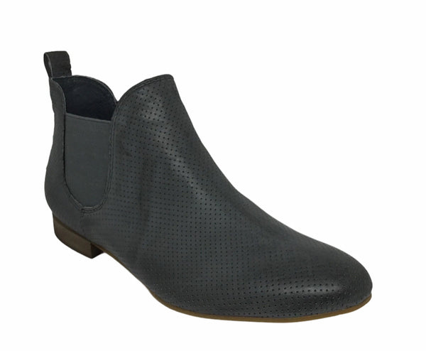 Django & Juliette Global Leather Ankle Boot ~ 4 Colours ~ Black ~ Grey ~ Cognac ~ Red