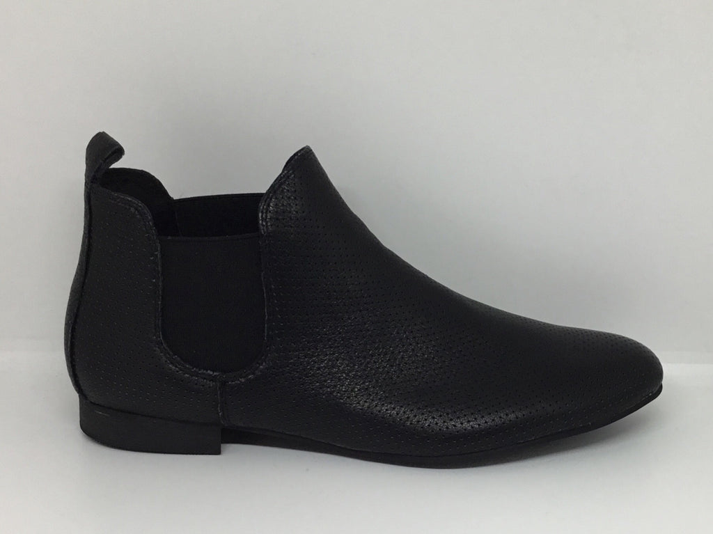 Django & Juliette Global Leather Ankle Boot ~ 4 Colours ~ Black ~ Grey ~ Cognac ~ Red
