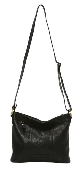 Cosgrove Envelope Pocket Bag Black Leather