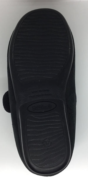 Ziera Snuggles Black Slipper