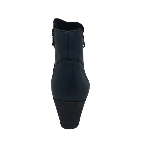 Kiarflex Klark Wedge ~ Black ~ Tan ~ Navy ~ Leather Boot