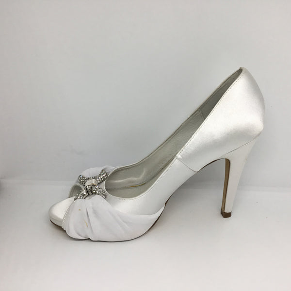 Lily Rose Auriel White Heel
