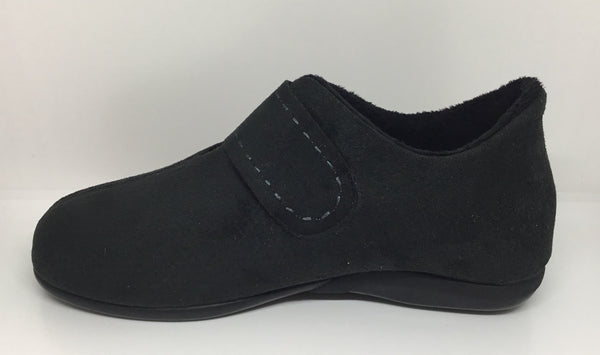 Ziera Snuggles Black Slipper