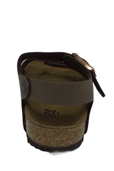 Birkenstock Junior Kids New York ~ Black ~ Mocca ~ Narrow Fit