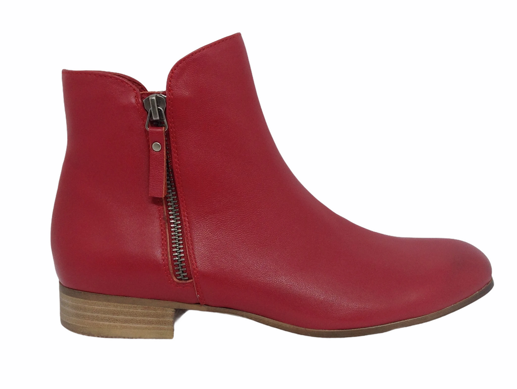 Django & Juliette Fabian ~ Red ~ Leather boot