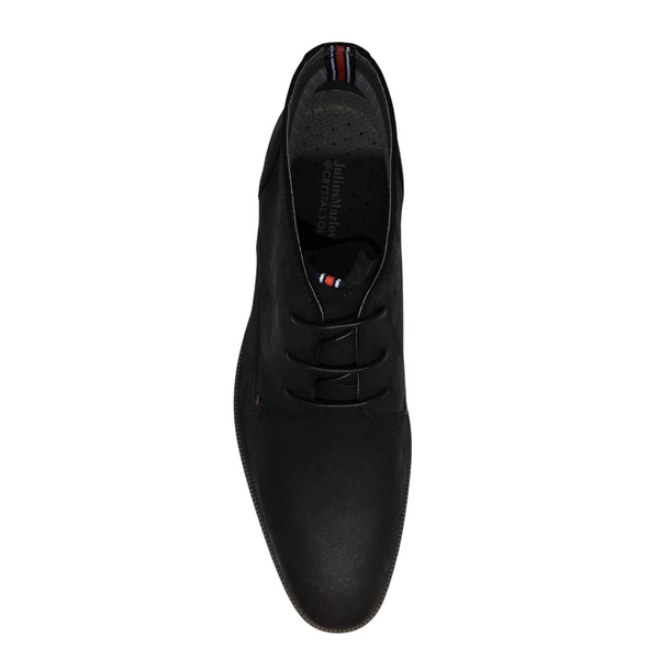 Julius Marlow ~ Bark Suede ~ Black Suede ~ Harness Desert Boot