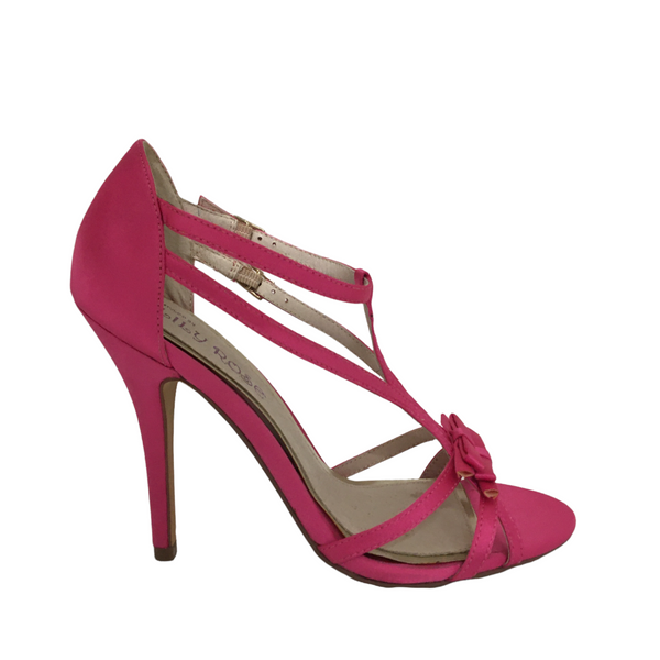 Lily Rose Adele Heel ~ Hot Pink ~ Gold Metallic