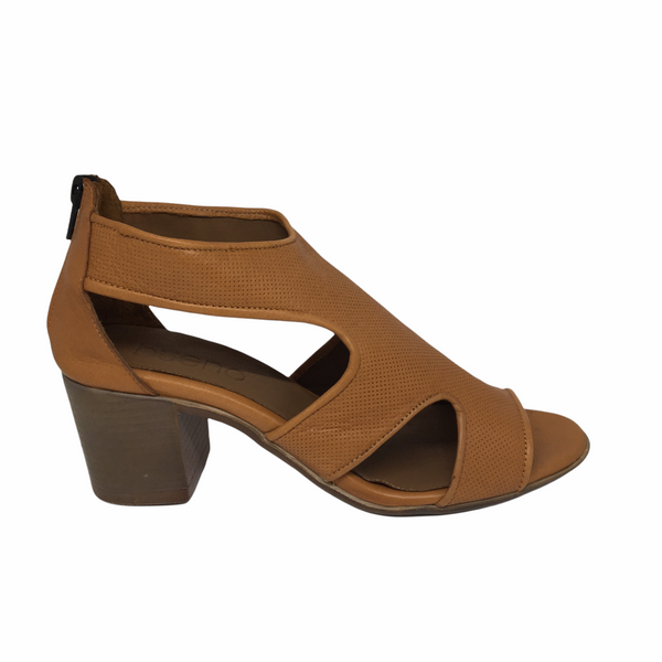 Bueno Cedric  Leather Heel 4 Colours ~ Navy ~ Black ~ Beige ~ Tan