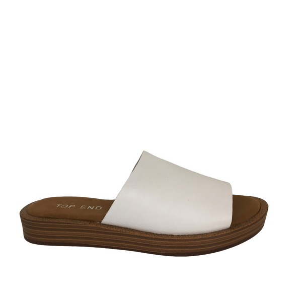 Top End Faron ~ Tan ~ Black ~ White Leather