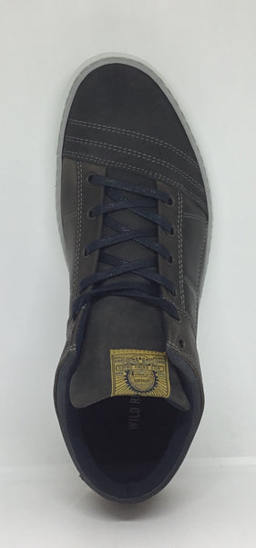 Wild Rhino Cody Grey Mens Leather Shoe