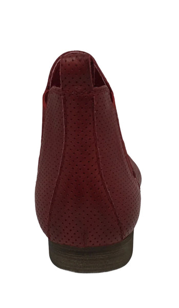 Django & Juliette Global Leather Ankle Boot ~ 4 Colours ~ Black ~ Grey ~ Cognac ~ Red