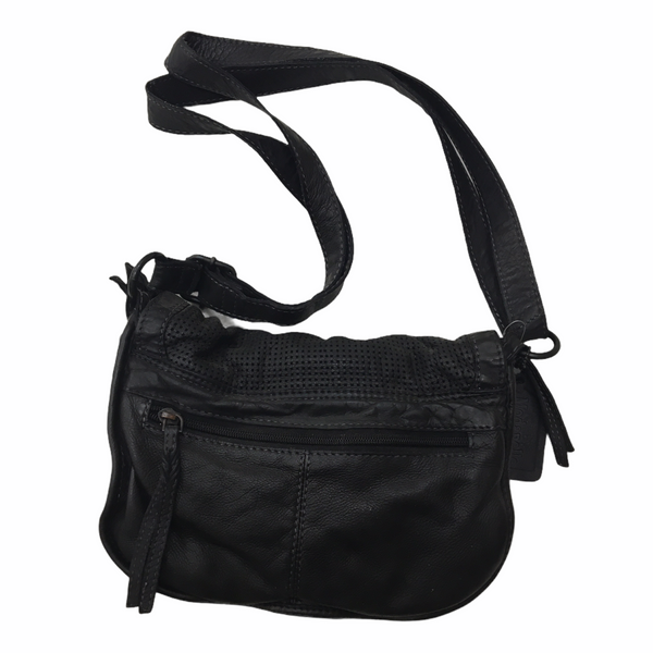 Modapelle Black Leather Bag 3889