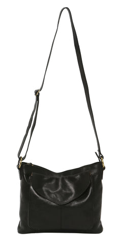 Cosgrove Envelope Pocket Bag Black Leather
