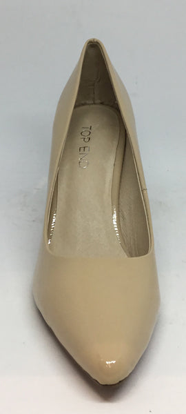 Top End Kamil Nude Patent Heel