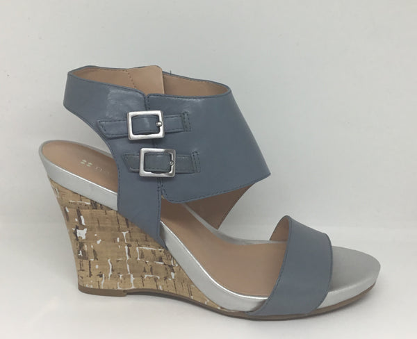 Naturalizer Bayou Blue Jeans Leather Wedge