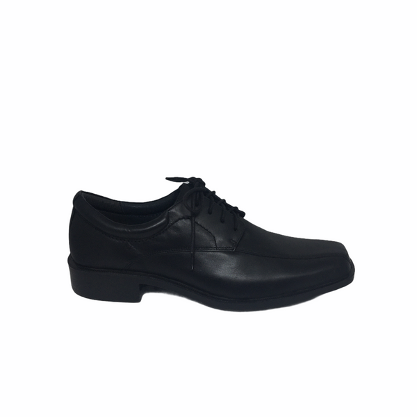 Slatters Hampton Black Leather Shoe