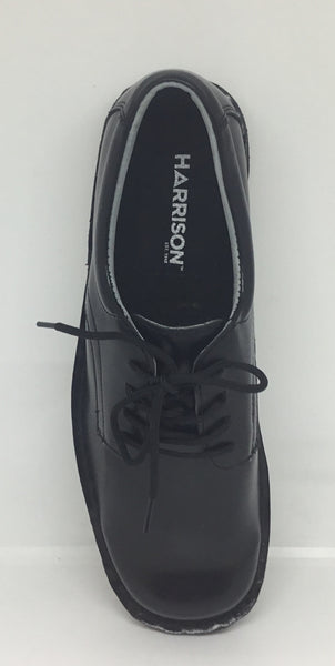 Harrison Indy II Junior Hi-Shine Black Leather School Shoe